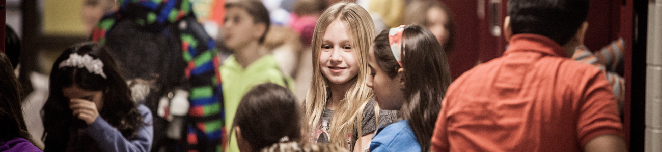 Students in hallway 